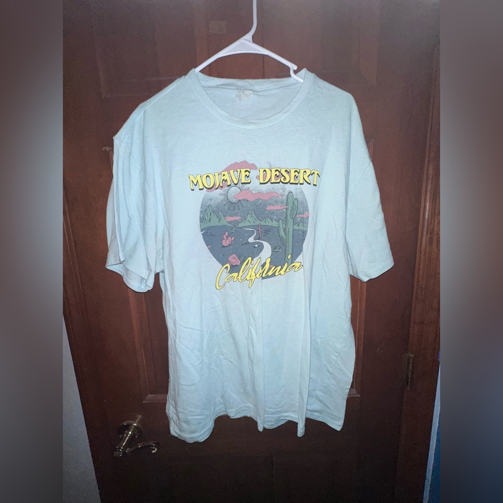Mojave Desert California Graphic Tee - Sky Blue